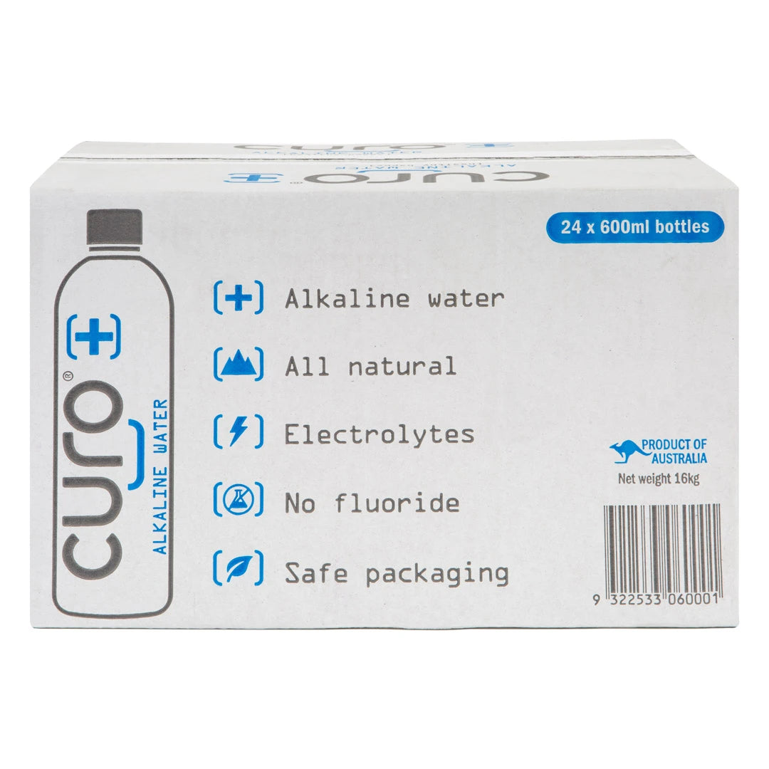 Curo Alkaline Water 600ml x 24 Bottle Carton