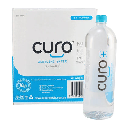 Curo Alkaline Water 1.5L x 9 Bottle Carton